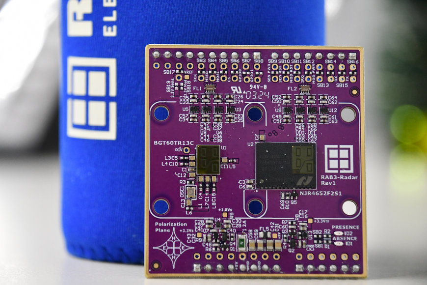 New Adapter Board RAB3 from Rutronik System Solutions for radar-based applications in distance measurement and people detection